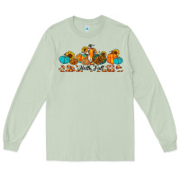 Matcha hello fall pumpkin sunflower Long Sleeve Tee - JahusDesignShop