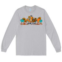 Moon Dust hello fall pumpkin sunflower Long Sleeve Tee - JahusDesignShop
