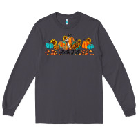 Smoke hello fall pumpkin sunflower Long Sleeve Tee - JahusDesignShop
