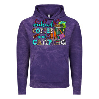Cloud Purple weekend coffee and camping Vintage Hoodie - AdoDesignShop