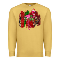 Antique Gold christmas flamingo Premium Sweatshirt - Bettercallsaul