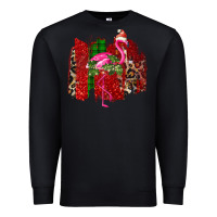 Black christmas flamingo Premium Sweatshirt - Bettercallsaul