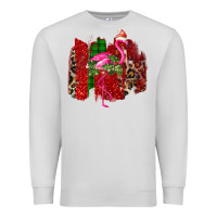Dove Grey christmas flamingo Premium Sweatshirt - Bettercallsaul