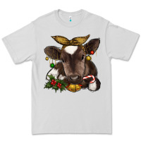 Christmas Baby Cow Premium Tee | Teevron
