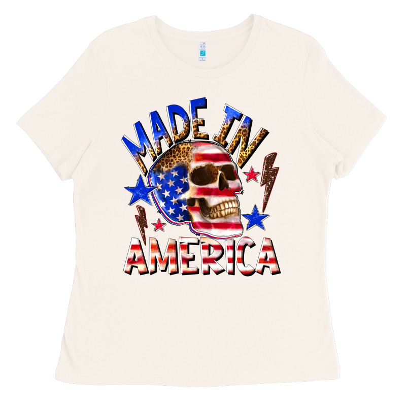 Made In America Ladies Tee by texasbilliewilder | Teevron