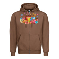 Chestnut mexican deserts christmas Zipper Hoodie - MaliasSmallBusiness