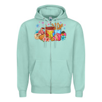 Mexican Deserts Christmas Zipper Hoodie | Teevron