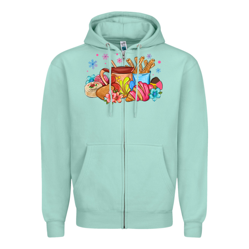 Mexican Deserts Christmas Zipper Hoodie by MaliasSmallBusiness | Teevron