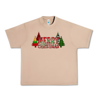 Burro merry christmas glitter plaid trees Urban Heavy Tee - AdoDesignShop