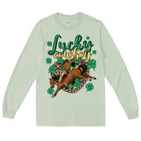 Matcha lucky cowboy Long Sleeve Tee - MaliasSmallBusiness