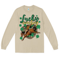 Mushroom lucky cowboy Long Sleeve Tee - MaliasSmallBusiness