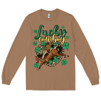 Toasted Coconut lucky cowboy Long Sleeve Tee - MaliasSmallBusiness