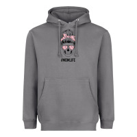 Storm Pink Flower Mom Skull Heavyweight Hoodie - Bettercallsaul