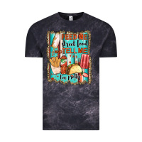 Cloud Black feed me street food and tell me i'm pretty Vintage Tee - JahusDesignShop