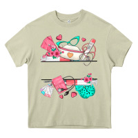 Mossy custom name nurse Heavy Core Tee - texasbilliewilder
