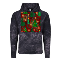 Cloud Black christmas trees seamless pattern Vintage Hoodie - BundleAndBundleShop
