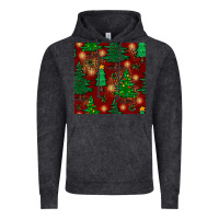 Christmas Trees Seamless Pattern Vintage Hoodie | Teevron
