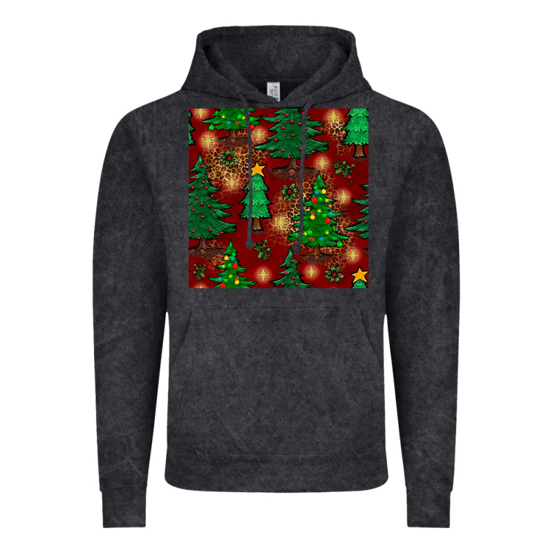 Christmas Trees Seamless Pattern Vintage Hoodie by BundleAndBundleShop | Teevron