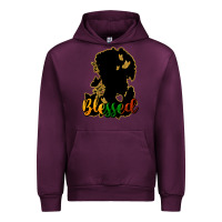 Mauve Wine Blessed black history Urban Hoodie - HowdyJamesFarm