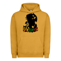 Pigment Peanut Butter Blessed black history Urban Hoodie - HowdyJamesFarm