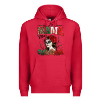 Cardinal La Mama Mas Chingona Premium Hoodie - texasbilliewilder