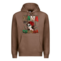 Chestnut La Mama Mas Chingona Premium Hoodie - texasbilliewilder