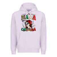 Lilac La Mama Mas Chingona Premium Hoodie - texasbilliewilder