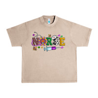 French Oak mardi gras nurse leopard cowhide glitter Urban Heavy Tee - Artiststas