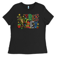 Black tree rex coffee drink Ladies Tee - Zillion Design Studio
