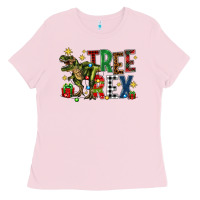 Bubblegum Pink tree rex coffee drink Ladies Tee - Zillion Design Studio