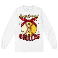White busy raising ballers malia Long Sleeve Tee - MaliasSmallBusiness