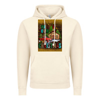 Vintage Artic small town christmas church Vintage Hoodie - AdoDesignShop