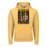 Vintage Mustard small town christmas church Vintage Hoodie - AdoDesignShop