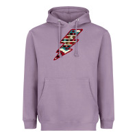 Lavender Western Aztec Pattern Lightning Heavyweight Hoodie - Bettercallsaul