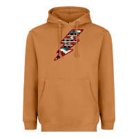 Meerkat Western Aztec Pattern Lightning Heavyweight Hoodie - Bettercallsaul