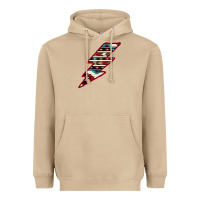 Mushroom Western Aztec Pattern Lightning Heavyweight Hoodie - Bettercallsaul