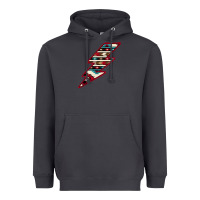 Smoke Western Aztec Pattern Lightning Heavyweight Hoodie - Bettercallsaul