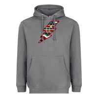 Storm Western Aztec Pattern Lightning Heavyweight Hoodie - Bettercallsaul