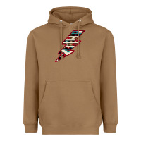 Toasted Coconut Western Aztec Pattern Lightning Heavyweight Hoodie - Bettercallsaul