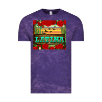Cloud Purple latina tumbler Vintage Tee - BundleAndBundleShop