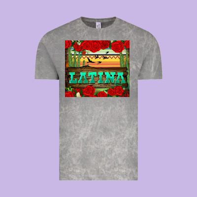 Latina Tumbler Vintage Tee Designed By Bundleandbundleshop
