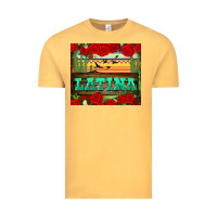 Vintage Mustard latina tumbler Vintage Tee - BundleAndBundleShop