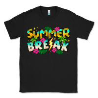 Black Summer Break Classic Tee - CowhideDigitalArt