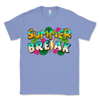 Colony Blue Summer Break Classic Tee - CowhideDigitalArt