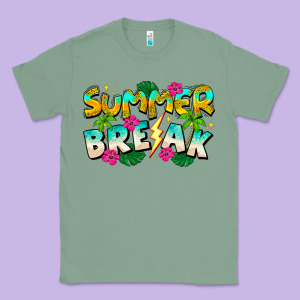Summer Break Classic Tee Designed By Cowhidedigitalart