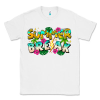 White Summer Break Classic Tee - CowhideDigitalArt