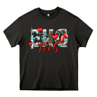 Asphalt ekg tech Heavy Core Tee - texasbilliewilder