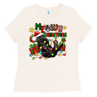 Bone meowy christmas Ladies Tee - Zillion Design Studio