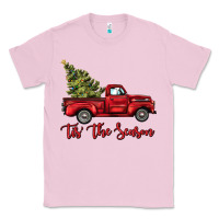Bubblegum Pink tis the season Classic Tee - BarkalooDesign