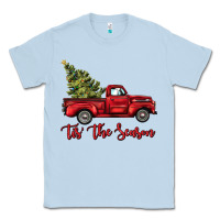 Dusty Blue tis the season Classic Tee - BarkalooDesign